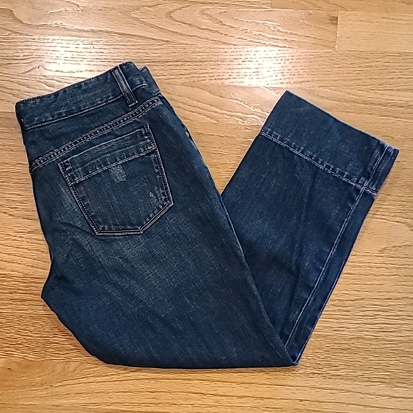 Banana Republic Denim - Banana Republic Premium Denim Cropped Cuffed Jeans